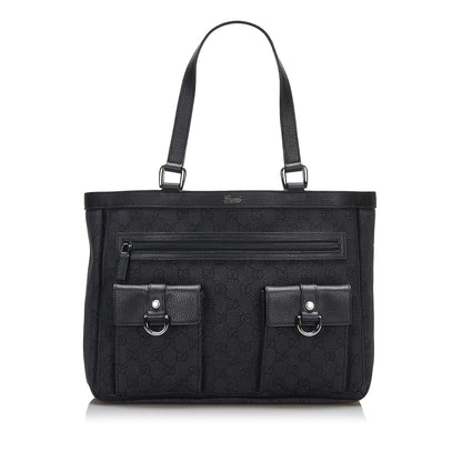 Gucci GG Canvas Abbey D-Ring Tote Bag (SHG-LUJoYJ)