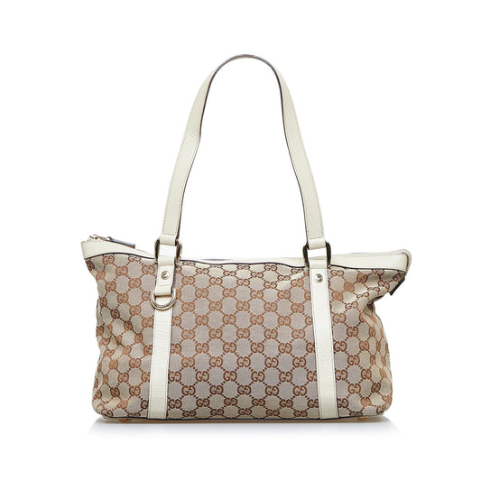 Gucci GG Canvas Abbey D-Ring Tote (SHG-2biCS5)
