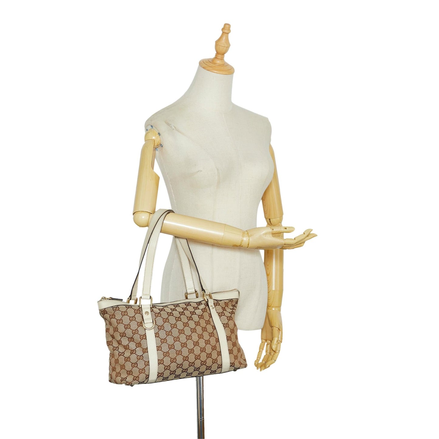 Gucci GG Canvas Abbey D-Ring Tote (SHG-2biCS5)