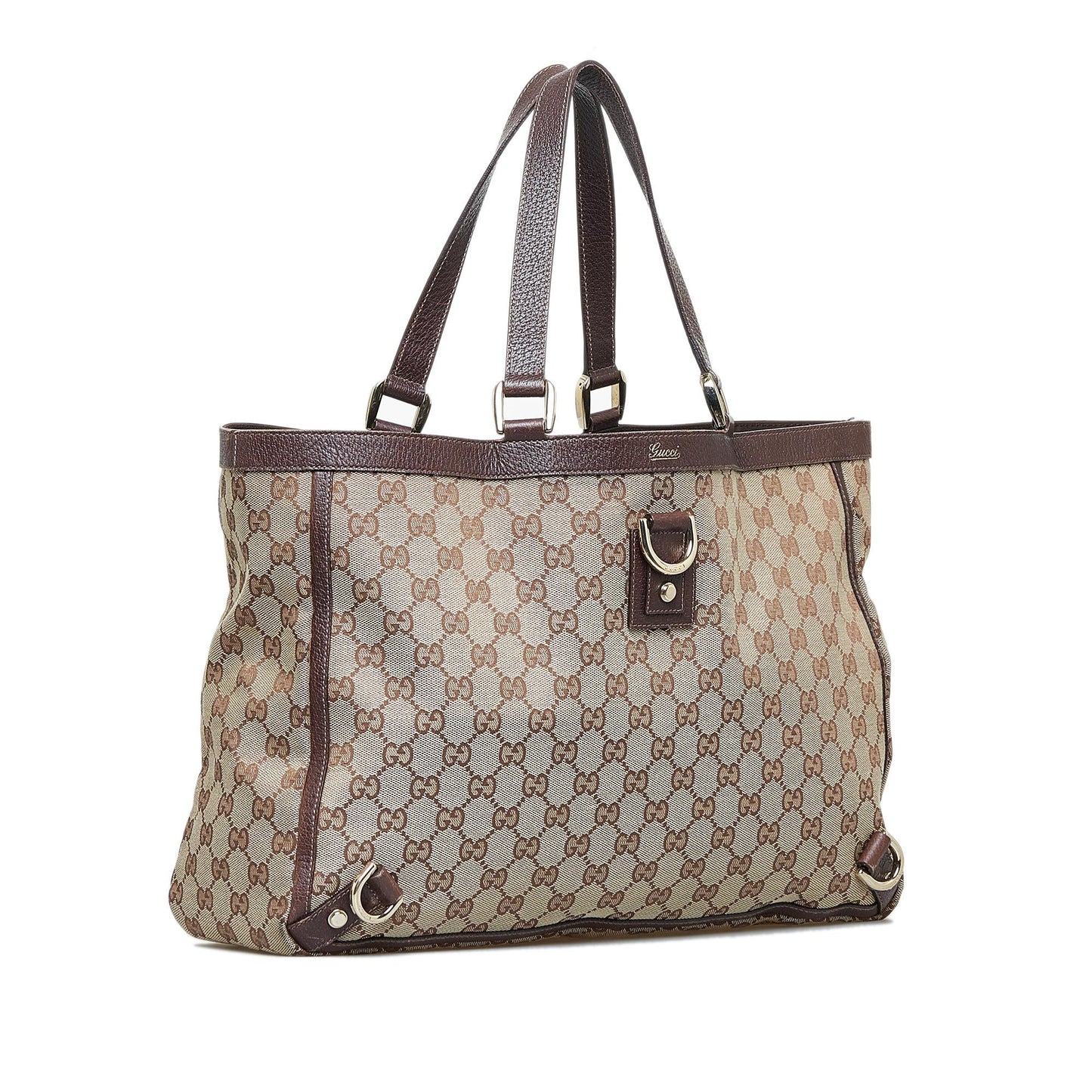 Gucci GG Canvas Abbey D-Ring Tote (SHG-pl2U9i)