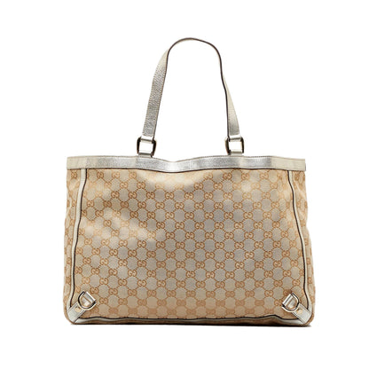 Gucci GG Canvas Abbey D-Ring Tote (SHG-OsQin9)