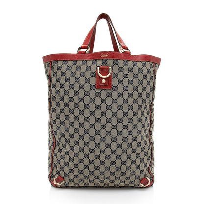 Gucci GG Canvas Abbey D Ring N/S Tote (SHF-cX7Zjk)