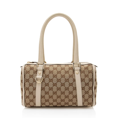 Gucci GG Canvas Abbey Small Boston Bag (SHF-9Sy7AQ)