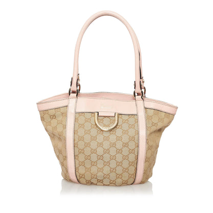 Gucci GG Canvas Abbey Tote Bag (SHG-noPqrr)