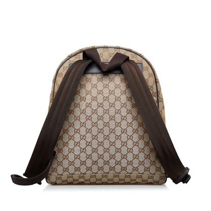 Gucci GG Canvas Backpack (SHG-B5GsuA)