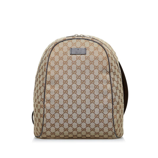 Gucci GG Canvas Backpack (SHG-B5GsuA)
