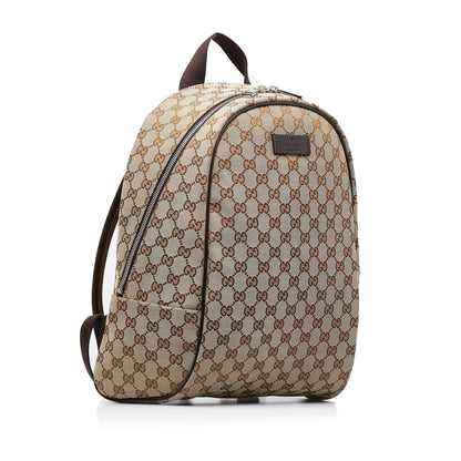 Gucci GG Canvas Backpack (SHG-sPLDgY)
