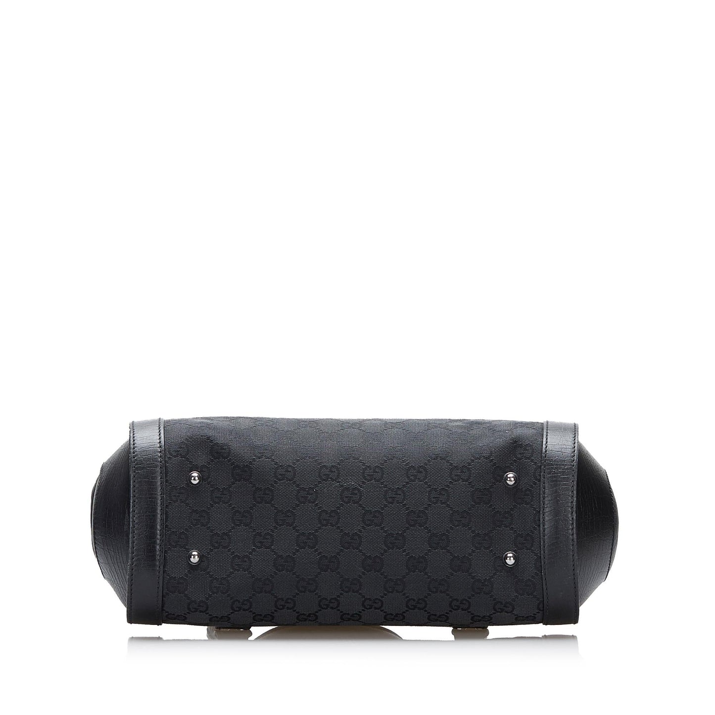 Gucci GG Canvas Bamboo Bullet Shoulder Bag (SHG-CXnDa1)