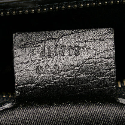 Gucci GG Canvas Bamboo Bullet Shoulder Bag (SHG-CXnDa1)