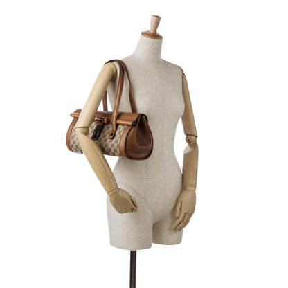 Gucci GG Canvas Bamboo Bullet Shoulder Bag (SHG-aCTqSs)