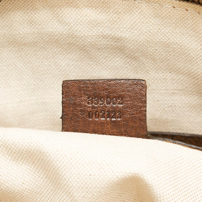 Gucci GG Canvas Bamboo Laidback Crafty Handbag (SHG-tR7vbL)