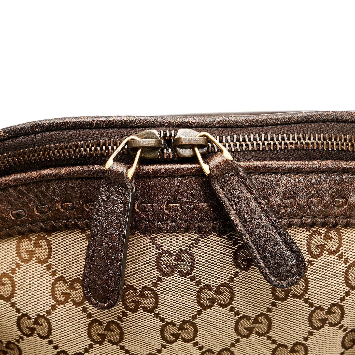 Gucci GG Canvas Bamboo Laidback Crafty Handbag (SHG-tR7vbL)