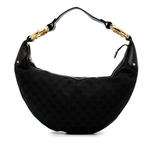 Gucci GG Canvas Bamboo Ring Hobo (SHG-3Ugmny)