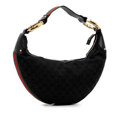 Gucci GG Canvas Bamboo Ring Hobo (SHG-3Ugmny)