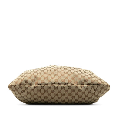 Gucci GG Canvas Bamboo Studded Handbag (SHG-7VMhOz)