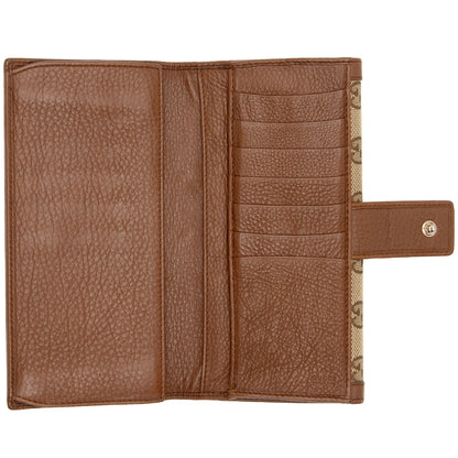 Gucci GG Canvas Bamboo Tassel Bella Continental Wallet (SHF-vi2afV)