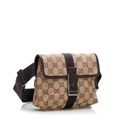 Gucci GG Canvas Belt Bag (SHG-PCSuFp)