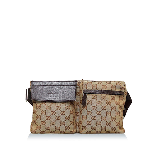 Gucci GG Canvas Belt Bag (SHG-UuReBi)