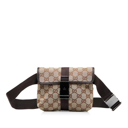 Gucci GG Canvas Belt Bag (SHG-CzBY5Q)