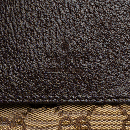 Gucci GG Canvas Double Pocket Belt Bag (SHF-AmXbhv)