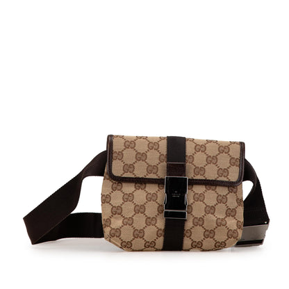 Gucci GG Canvas Belt Bag (SHG-sxzARj)