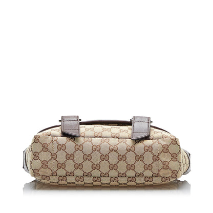 Gucci GG Canvas Belt Flap Messenger (SHG-gesAaY)