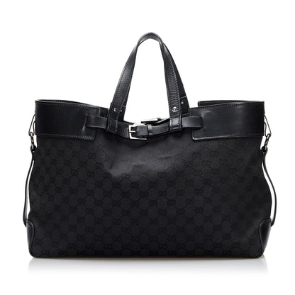 Gucci GG Canvas Belt Tote Bag (SHG-7hmL1J)