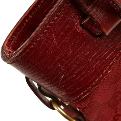 Gucci GG Canvas Belt Tote Bag (SHG-HTluvU)