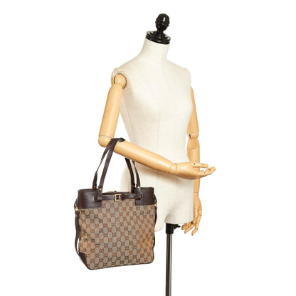 Gucci GG Canvas Belted Tote Bag (SHG-33660)