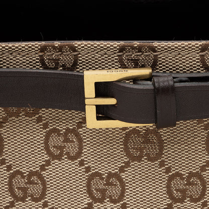 Gucci GG Canvas Belted Tote