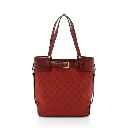 Gucci GG Canvas Belted Tote
