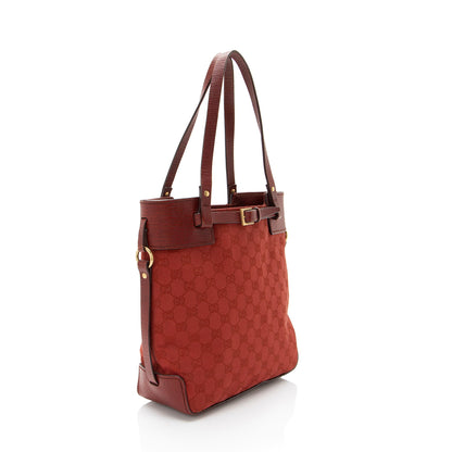 Gucci GG Canvas Belted Tote