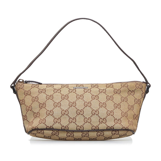 Gucci GG Canvas Boat (SHG-TyaZM6)