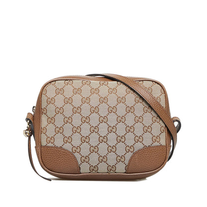Gucci GG Canvas Bree Crossbody Bag (SHG-JiR4i2)