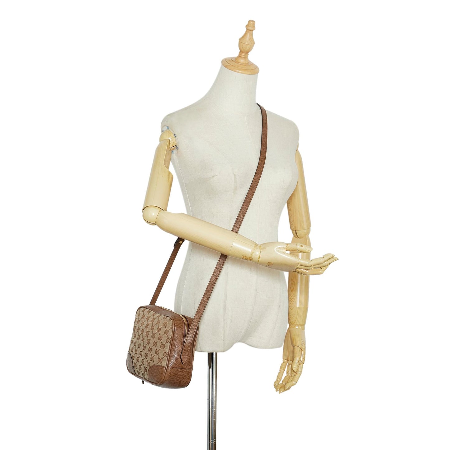 Gucci GG Canvas Bree Crossbody Bag (SHG-JiR4i2)