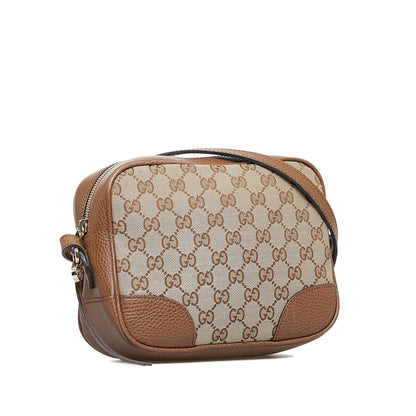 Gucci GG Canvas Bree Crossbody Bag (SHG-JiR4i2)