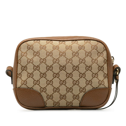 Gucci GG Canvas Bree Crossbody Bag (SHG-H37PJz)
