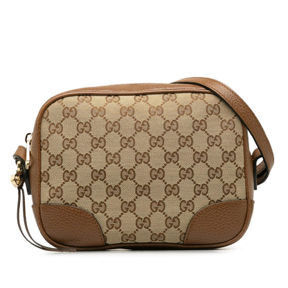 Gucci GG Canvas Bree Crossbody Bag (SHG-H37PJz)
