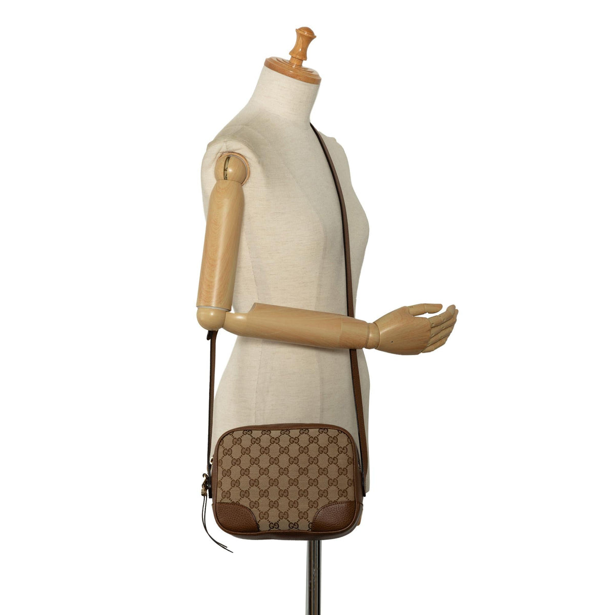 Gucci GG Canvas Bree Crossbody Bag (SHG-H37PJz)