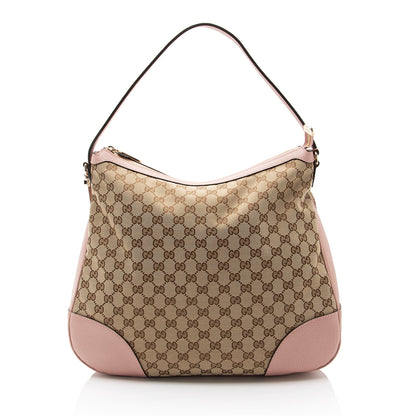 Gucci GG Canvas Bree Large Hobo (SHF-4sIfHM)