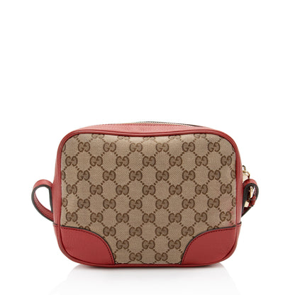 Gucci GG Canvas Bree Mini Messenger Bag (SHF-VNxIcN)