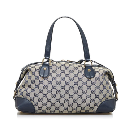 Gucci GG Canvas Brick Lane Satchel (SHG-564Kbq)