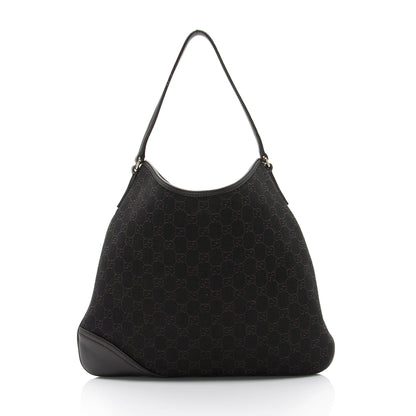 Gucci GG Canvas Britt Medium Hobo (SHF-nj2RBV)