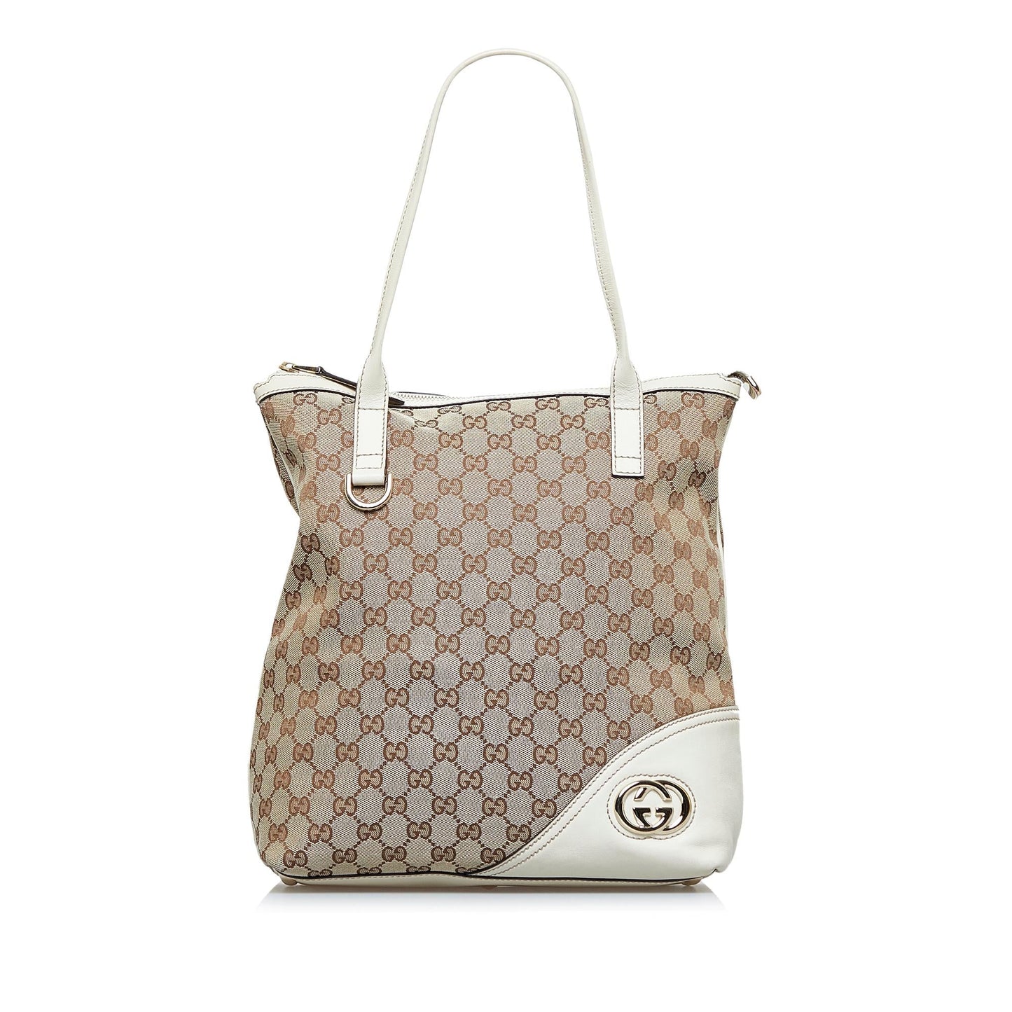 Gucci GG Canvas Britt Tote Bag (SHG-axmj8C)