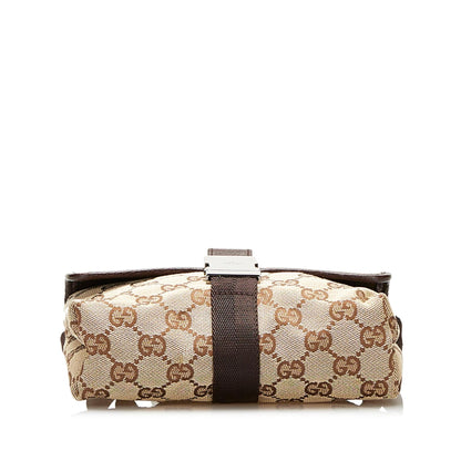 Gucci GG Canvas Buckle Belt Bag (SHG-35416)