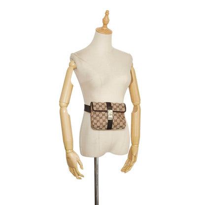 Gucci GG Canvas Buckle Belt Bag (SHG-35416)