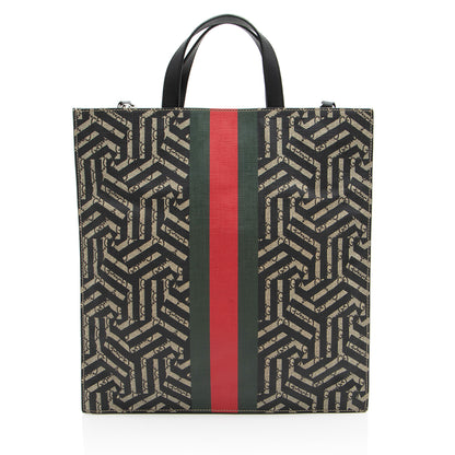 Gucci GG Supreme Caleido Web Soft Tote (SHF-8GtUml)