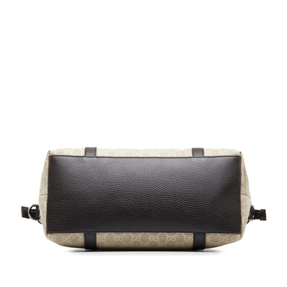Gucci GG Canvas Charm Dome Satchel (SHG-MOjlZ6)