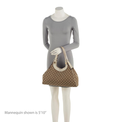 Gucci GG Canvas Charmy Medium Shoulder Bag (SHF-23740)