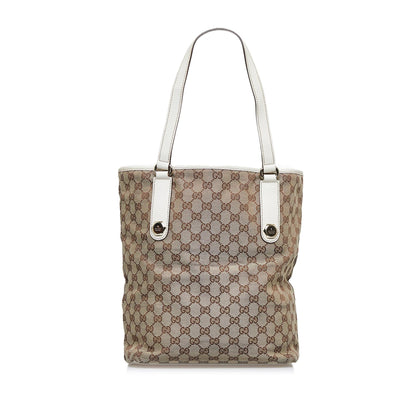 Gucci GG Canvas Charmy Tote Bag (SHG-LXzSG7)